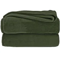 Heimtexland Kuscheldecke flauschig Flanell Wohndecke warm Oekotex Tagesdecke Überwurf