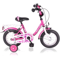 T&Y Trade 14 Zoll Kinderfahrrad Mädchenfahrrad Kinder Mädchen Fahrrad Rad Bike Kinderrad Passion PINK