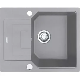 Franke Urban UBG 611-62 links Einbau Granit steingrau Excenterbetätigung 600 x 480 mm