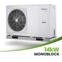 Midea 14 kW Monoblock Wärmepumpe MHC-V14W/D2RN8-BER90 Energieklasse A++