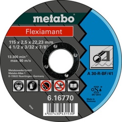 Metabo Flexiamant 115x2,5x22,23 Stahl, Trennscheibe, gerade Ausführung