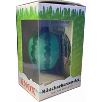 Knox Räucher-Set Melone  Räucherfigur aus Holz Melone mit 24 Räucherkerzen Melone