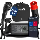 Bury BURY® PowerFlash 9050 Schwarz Wand 3 Eingebautes Display LED