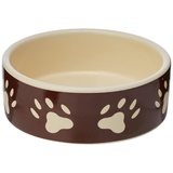Trixie Ceramic Bowl w/ paws 0.3 l/ø 12cm