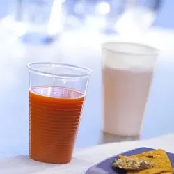 Papstar 600 Stück Plastikbecher (PP), 0,2 l transparent