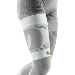 BAUERFEIND SPORTS Kompressionsbandage Oberschenkel weiß, short, Gr. S