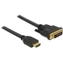 DeLock 85652 1 m HDMI Typ A (Standard) DVI 24+1 Kabel bidirektional Videokabel-Adapter 1,0