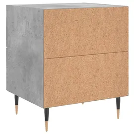 vidaXL Nachttisch Betongrau 40x35x47,5 cm Holzwerkstoff