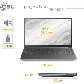 CSL R'Evolve C15 v3 15,6'' Intel N200 8 GB RAM 500 GB SSD Win11 Home