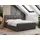 MKS Meble Boxspringbett 200x200 mit Bettkasten, Bett mit Multipocket - Matratze H3 Topper, Polsterbett 200x200 mit Bettkasten Kopfteil, Boxspringbett mit Mat... - Dunkelgrau