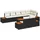 vidaXL Garten-Sofa-Set 9-tlg. schwarz/creme