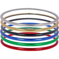 Mini Hula Hoop, Metallic Farben, Ø50cm, Silber