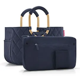 Reisenthel Loopshopper M rhombus midnight gold