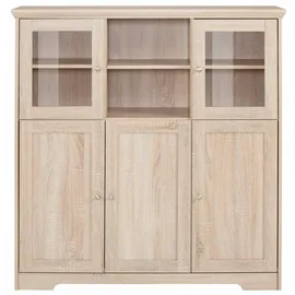 Home Affaire Highboard »Nanna« Vitrine in Eichen-Optik, Breite 118 cm