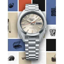 Seiko 5 Sports Automatik Silbergrau