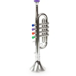 Bayer Design 57017AA - Silberne Trompete mit bunten Tasten
