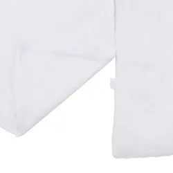 vidaXL Weihnachtsbaumdecke Weiß 90 cm Kunstpelz