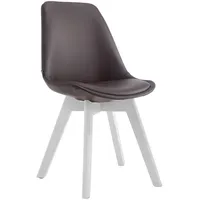 TPFLiving Esszimmerstuhl, Braun, Textil, 48x84x55 cm, Esszimmer, Stühle, Esszimmerstühle,