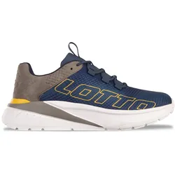 Sneaker LOTTO, Gr. 39, navy, gelb, Textil, Synthetik, mehrfarbig, sportlich, Schuhe, - besonders leicht & bequem