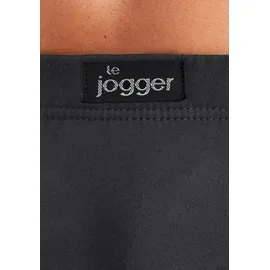 LE JOGGER Slip 12 St., blau marine, schwarz, Herren Unterhosen Slips mit Farbhighlights