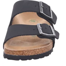 Birkenstock Arizona Vegan Birko-Flor Nubuk schmal schwarz 38