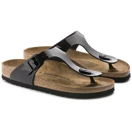 Birkenstock Gizeh Birko-Flor Lack schwarz lack 36