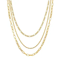 Lulu & Jane Halskette Metall-Legierung in Gelbgold Ketten   Damen 