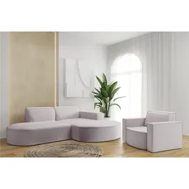 Fun Möbel Sessel Palma Stoff Ascot 70 x 70 x 70 cm Rosa