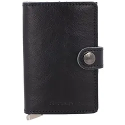 Secrid Miniwallet Kreditkartenetui RFID Schutz Leder 7 cm navy