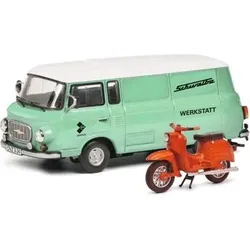 SCHUCO 450365400 1:43 Barkas B 1000 WERKSTATT