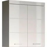 WELLTIME »Avena«, Badschrank breit mit verstellbaren Böden - Maße (B/T/H) 73/23/77 cm