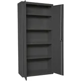 Proregal Stahlschrank Metall 100x180x40 cm Anthrazit 4 Fachböden