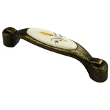MS Beschläge - Möbelgriff Schubladengriff Lochabstand 96mm diverse Muster Vintagegriff Korn