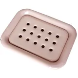 Klar Seifen Klar-Seifen - Seifenschale aus Email, rose, 1 St