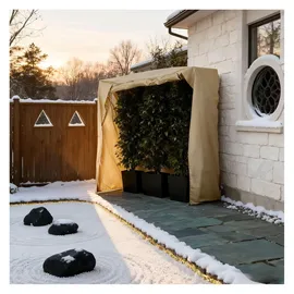 ideoon garden Pflanzenschutzhülle Winterschutz 200 x 180 x 70 cm