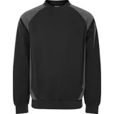 Fristads Sweatshirt 7148 GSM - Schwarz/Grau/L 300510-996-L