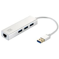 LevelOne USB-0503 Gigabit USB Network Adapter, USB Hub