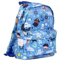 A Little Lovely Company Piraten-Rucksack, Blau, - Middelgroot