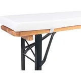 TexDeko Bankauflage 220 x 25 x 4 cm weiß 1 St.