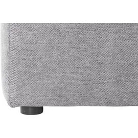 Home Affaire Ottomane HOME AFFAIRE "Sundstrup", grau, B:100cm H:76,5cm T:153cm, 100% Polyester, Sofas, Ottomane, Modulserie, individuelle Zusammenstellung