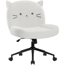 IWMH Intimate WM Heart Drehstuhl Stoff Weiß