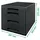 Leitz Schubladenbox CUBE 28,7 x 7,1 x 36,3 cm 4-tlg. schwarz