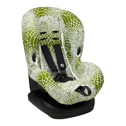 Meyco Baby Autositzbezug Snake Avocado, 1-tlg., Gruppe 1+ grün Gruppe 1+ – 50 cm x 63 cm x 1,00 cm