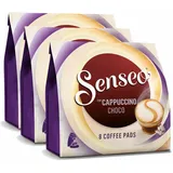 SENSEO KAFFEEPADS Cappuccino Choco, Kaffee mit Schokoladengeschmack, 3x8 PADS