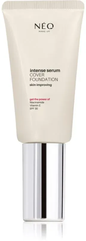 NEO MAKE UP Intense Serum Cover Foundation Make up für einen natürlichen Look SPF 30 Farbton 03 Natural 30 ml
