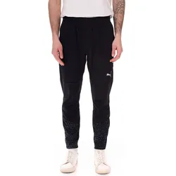PUMA teamCup Herren Jogging-Hose mit DryCell-Technologie Trainings-Hose grafischem Design Sport-Hose Fitness-Hose Sport-Ausrüstung 658369 03 Schwarz - M