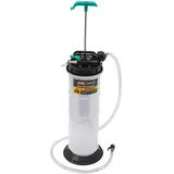 Begoniape Handpumpe 7.5L Absaugpumpe Manuell/Pneumatisch Ölabsaugpistole Flüssigkeitswechselspritze mit 4 Schläuche Ölabsaugpumpe Handpumpe für Wasser und Andere Flüssigkeiten