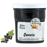 Les Confitures du Climont Schwarze Johannisbeeren Gelee extra 350g – Handwerkliche Qualität