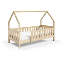 masseno Kinderbett BELLA 80 x 160 cm Kiefer massiv natur