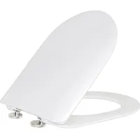 Evenes WC-Sitz Laniara aus Duroplast, Edelstahlscharniere, weiß - 93